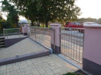 Edelstahl Design schiebetor H: 170 L: 400 cm