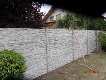 Betonzaun Alpenfels 2m Höhe