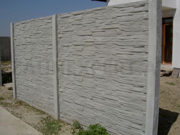 Betonzaun Classic Set 10 M H 200 Cm B 200 Cm Aktion