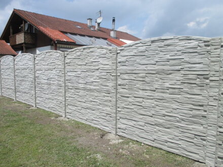 Betonzaun Classic SET: 30 m  H: 200 cm B: 200 cm AKTION !