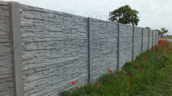 Beton Zaun Betonzaune Betonwand Betonzaun Gunstig Betonplatte