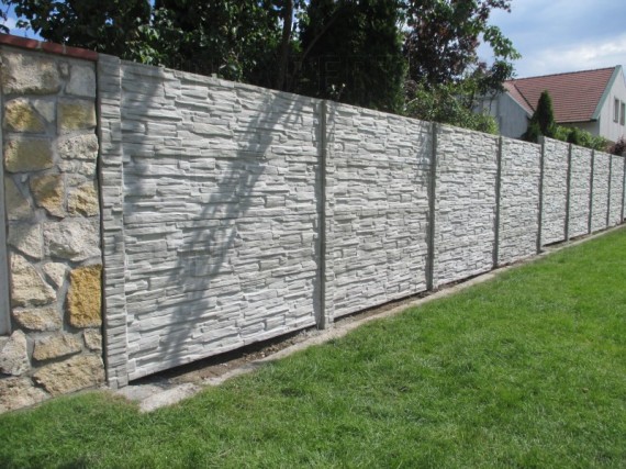Beton Zaun Betonzaune Betonwand Betonzaun Gunstig Betonplatte