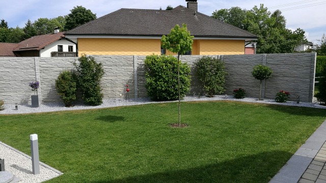 Beton Zaun Betonzaune Betonwand Betonzaun Gunstig Betonplatte