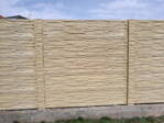 Betonzaun Holzmotiv SET: 10 m  H: 200 cm B: 200 cm AKTION !