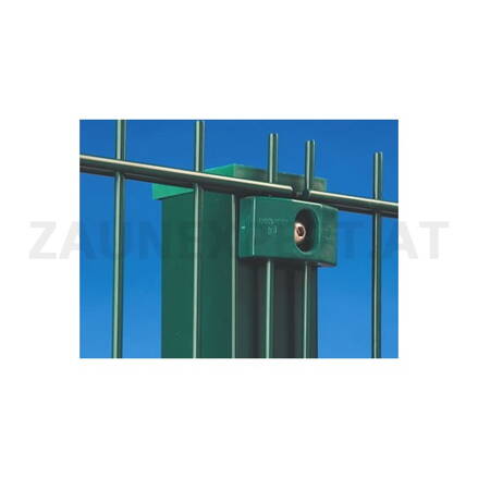 Zaunpfosten Jupiter für Dylofor 2D - 3D und Dyloflor 2D Super - Verzinkt Für Zaun Höhe 183 cm